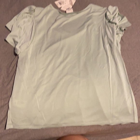 Teal V-Neck Top - Picture 4 of 4